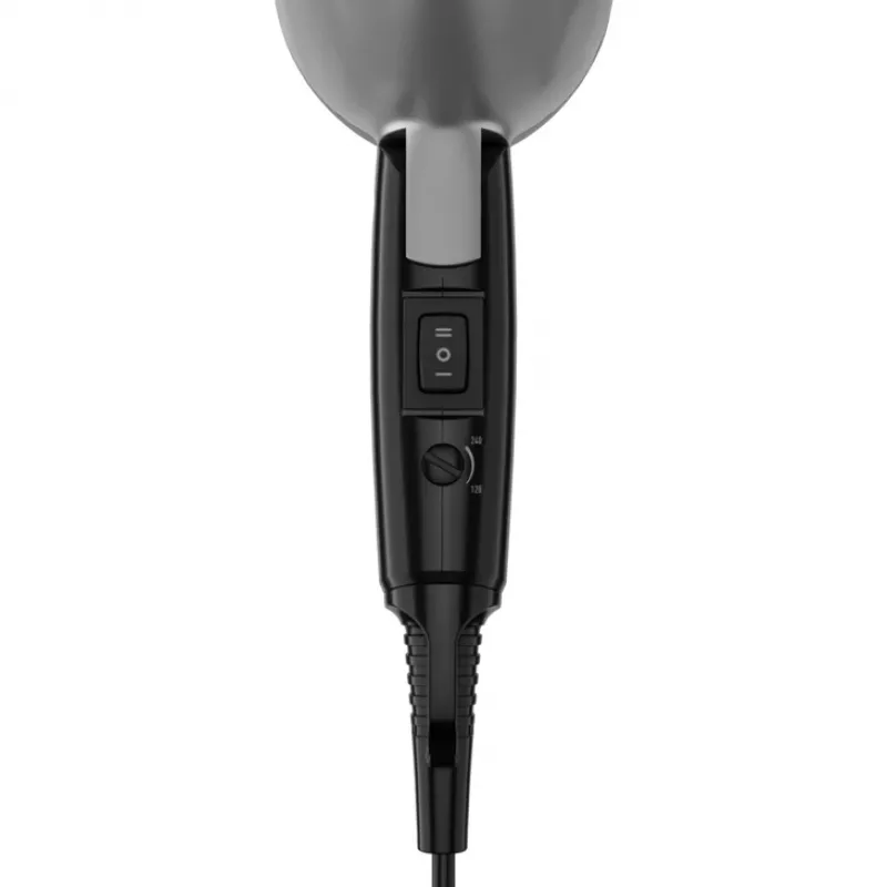 Grundig HD 2200 Στεγνωτήρας μαλλιών 1200 W Μαύρο, Ασημί