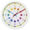 Hama Easy Learning Ρολόι Quartz – Στρογγυλό, Πολύχρωμο, Λευκό