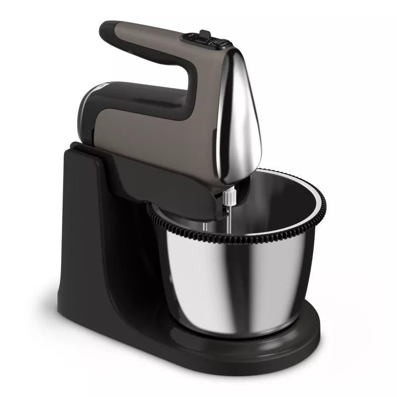 Tefal Powermix Silence HT654E38 μίξερ χειρός με μπολ βάσης 600 W γκρι/μαύρο