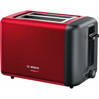 Τοστιέρα Bosch TAT3P424 2 φέτες 970 W Μαύρο, Κόκκινο