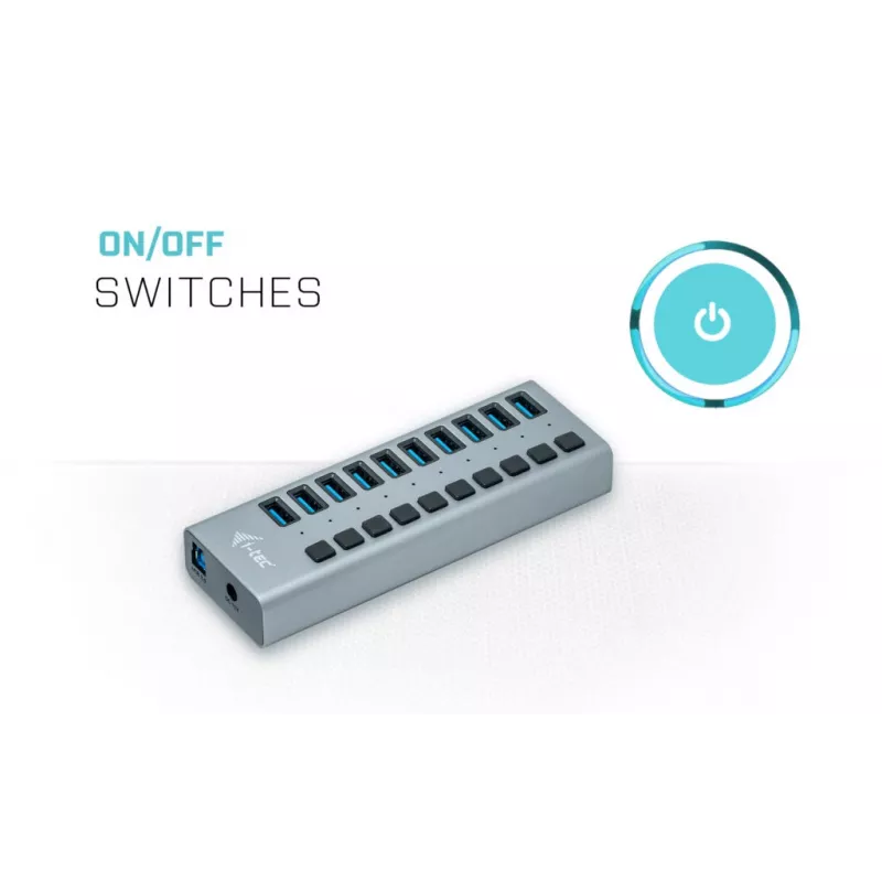 i-tec USB 3.0 Charging HUB 10 Port + τροφοδοτικό 48 W