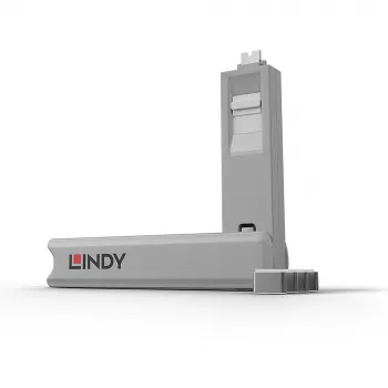 Lindy κλειδί αποκλεισμού θυρών USB Type-C - συσκευασία με 4 αποκλεισμούς, λευκό