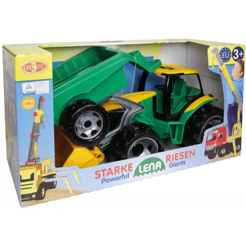 Τρακτέρ Lena GIGA TRUCKS ZL-02123 με φτυάρι & ρυμουλκούμενο