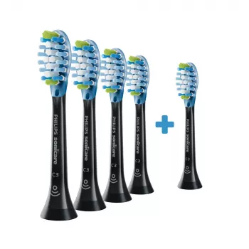 Philips Premium Plaque Defence HX9045/88 4+1 Συσκευασία Κεφαλές οδοντόβουρτσας 5 τεμάχια Μαύρο