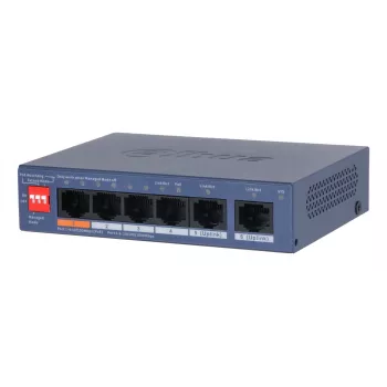 Dahua Technology CS4006-4ET2GT-60 switch δικτύου Managed L2 Gigabit Ethernet (10/100/1000) Power over Ethernet (PoE) μπλε
