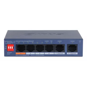 Dahua Technology CS4006-4ET2GT-60 switch δικτύου Managed L2 Gigabit Ethernet (10/100/1000) Power over Ethernet (PoE) μπλε