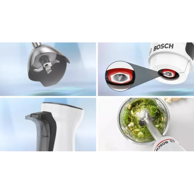 Bosch Serie 4 MSM4W410 Μίξερ Ράβδος 800 W Ανθρακί, Λευκό