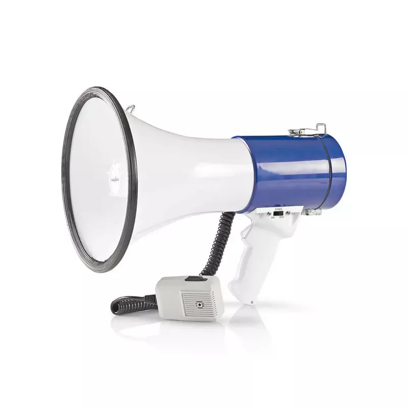 Μεγάφωνο Nedis MEPH200WT Λευκό Μπλε 20 W Εμβέλεια 300 m