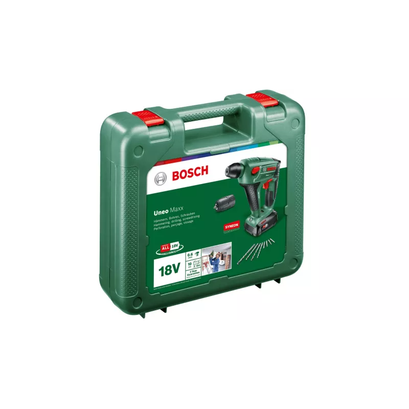 Bosch UneoMaxx SDS-Quick Μπαταριοκίνητο σφυροδράπανο, 18 V, 2.5 Ah (060395230F)