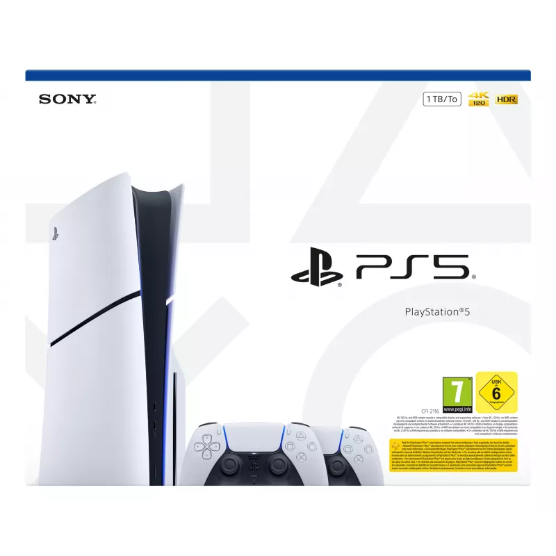 Sony 1000050116 Κονσόλα παιχνιδιών 1 TB Wi-Fi μαύρο, λευκό