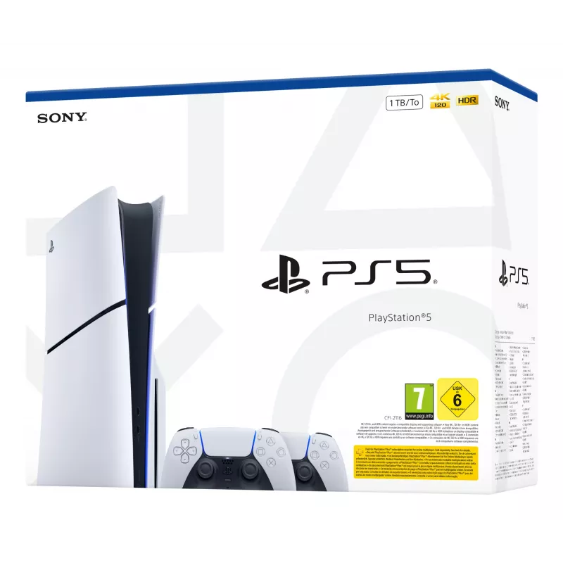 Sony 1000050116 Κονσόλα παιχνιδιών 1 TB Wi-Fi μαύρο, λευκό