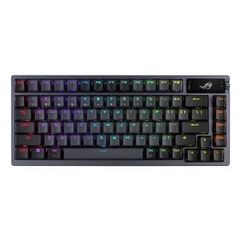 Ασύρματο Μηχανικό Πληκτρολόγιο ASUS ROG Azoth μαύρο — Μοντέλο 90MP0316-BKUA01, οπίσθιος φωτισμός RGB