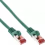 InLine Καλώδιο Patch S/FTP PiMF Cat.6 250MHz χαλκός χωρίς αλογόνα πράσινο 1m