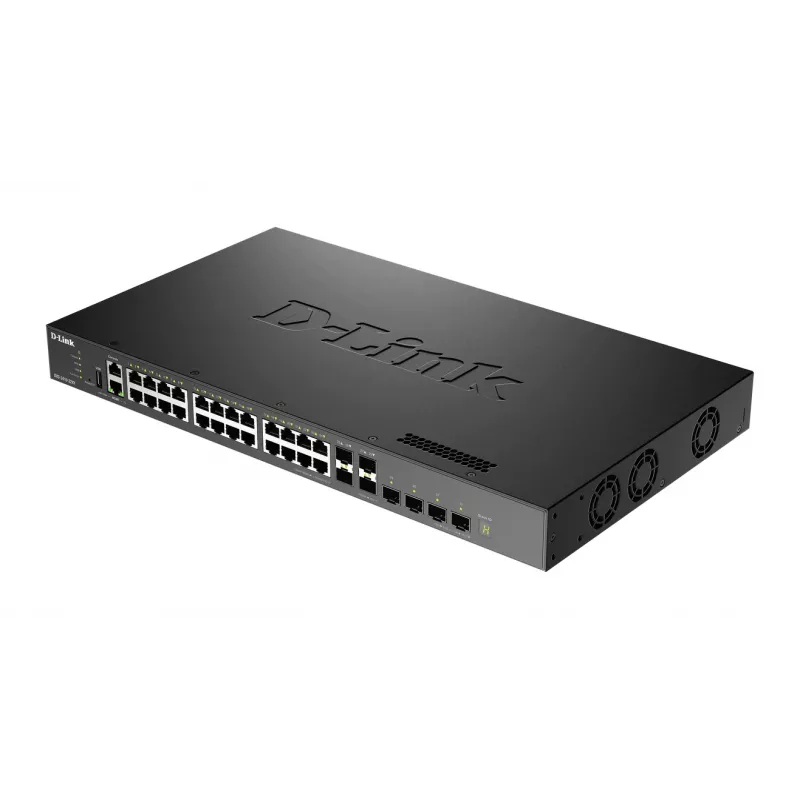 D-Link DXS-3410-32XY/E L3 Stackable Managed Switch, 24x 10GBASE-T + 4x SFP+ + 4x SFP28
