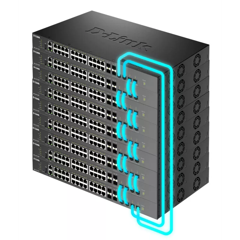 D-Link DXS-3410-32XY/E L3 Stackable Managed Switch, 24x 10GBASE-T + 4x SFP+ + 4x SFP28