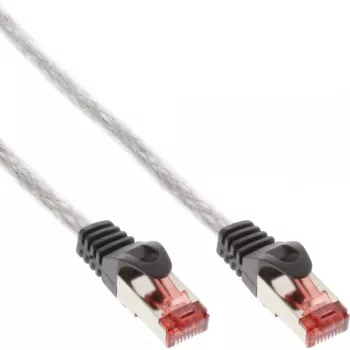 Καλώδιο Patch Ethernet InLine Cat.6 S/FTP PiMF 250MHz RJ-45–RJ-45 PVC διαφανές 5 m