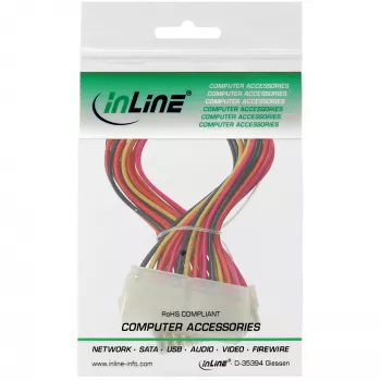 Molex PN InLine καλώδιο ATX μητρικής 24 ακίδων βύσμα αρσενικό σε υποδοχή θηλυκή, 0,30 m