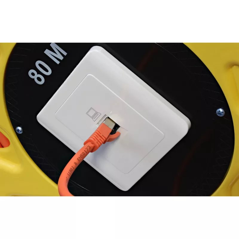 Καρούλι καλωδίου LAN InLine, Cat.6A, S/FTP, 80m
