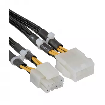 InLine Εσωτερικό καλώδιο τροφοδοσίας 2x4-pin βύσμα / 8-pin υποδοχή motherboard 0,30m