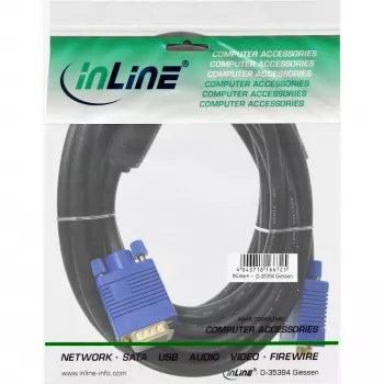 InLine Καλώδιο S-VGA Premium 15HD βύσμα-βύσμα μαύρο 1,5 m