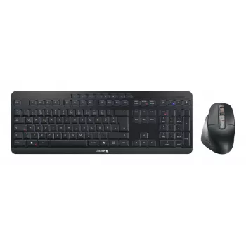 CHERRY Stream desktop ultimate Πληκτρολόγιο Ποντίκι με Home/Office USB + RF Wireless + Bluetooth QWERTZ Γερμανικό Μαύρο