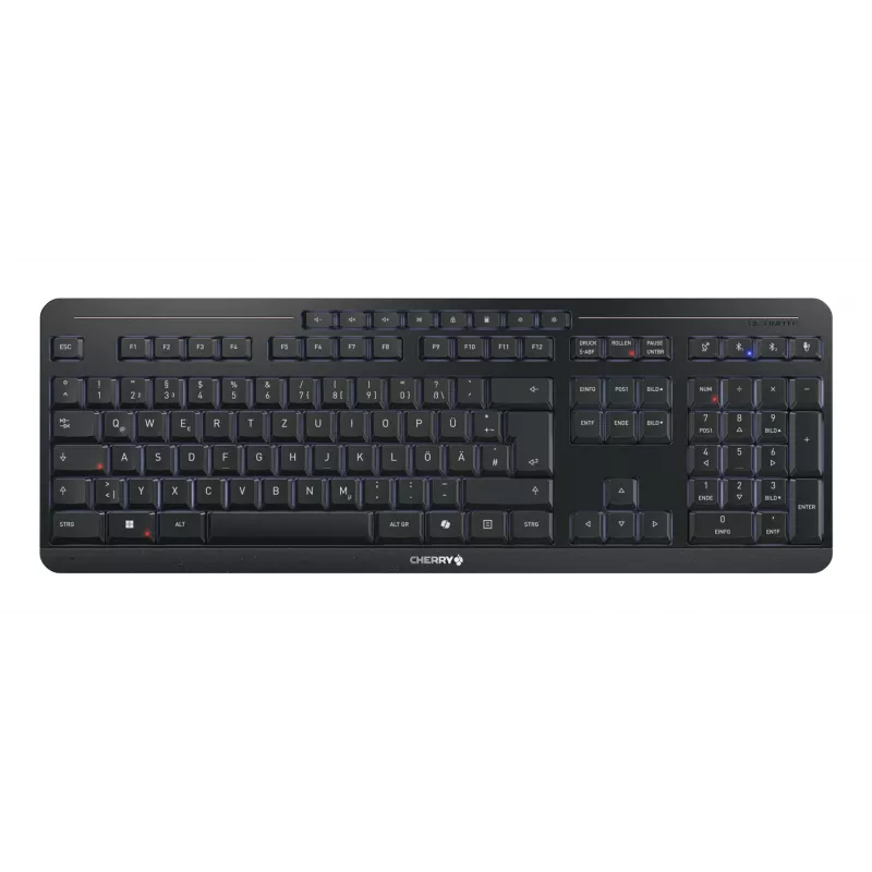 CHERRY Stream desktop ultimate Πληκτρολόγιο Ποντίκι με Home/Office USB + RF Wireless + Bluetooth QWERTZ Γερμανικό Μαύρο