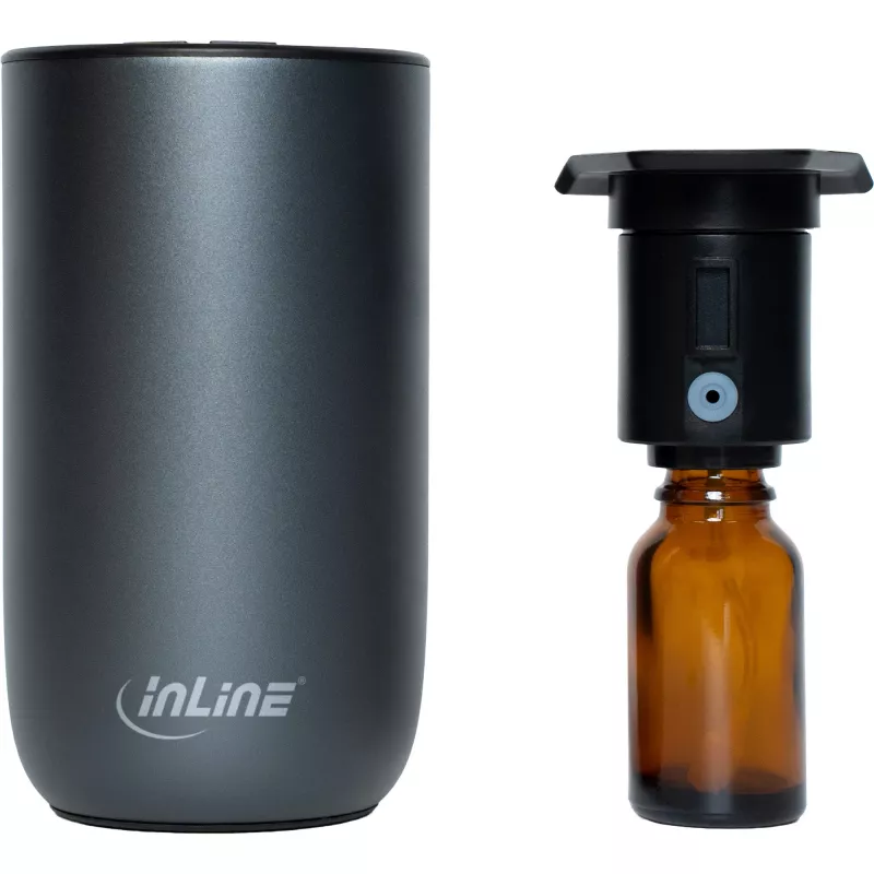 InLine Aroma Diffuser Home & Car, χωρίς νερό, φωτισμός διάθεσης, επαναφορτιζόμενη μπαταρία (40141)