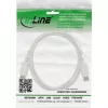 Καλώδιο DisplayPort InLine 17205W, DisplayPort–DisplayPort, 5 m, λευκό, Ø7 mm