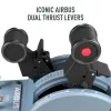 Thrustmaster TCA Quadrant Airbus Edition Μαύρο, Μπλε Flight Sim PC