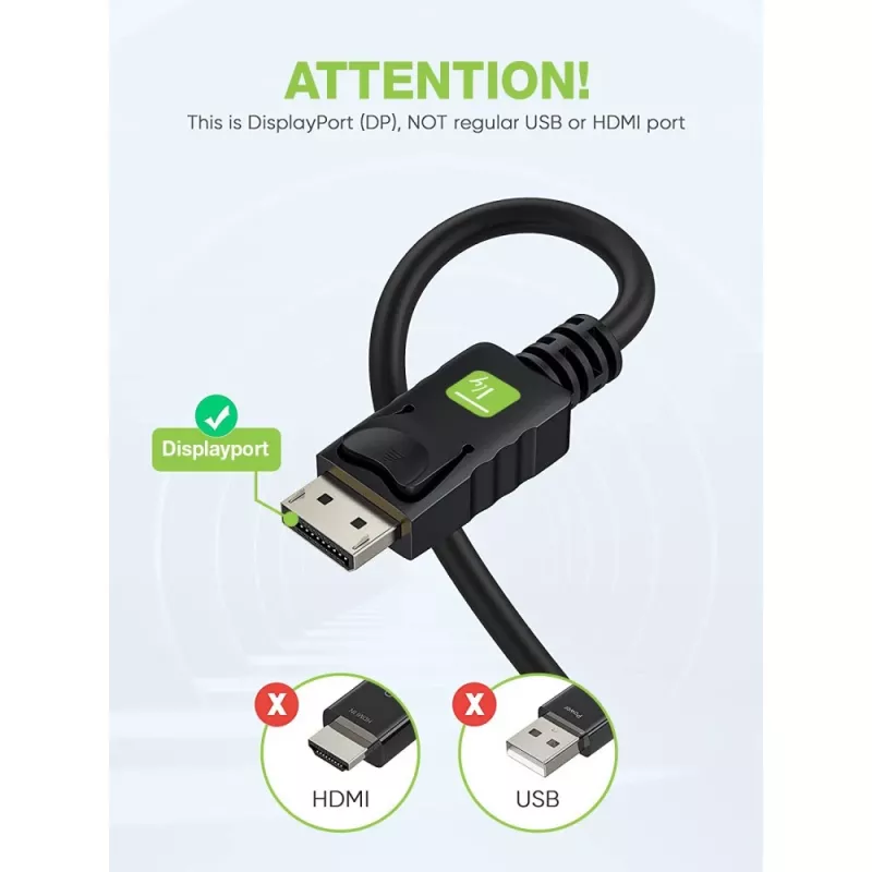 Techly Καλώδιο οθόνης DisplayPort σε VGA 1,8 m ICOC DSP-V-018
