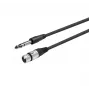 Vivolink PROAUDXLRFJACKS10 Καλώδιο ήχου 10 m XLR 6,35 mm Μαύρο