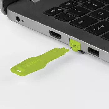 Lindy RJ-45 Portblocker (χωρίς κλειδί) – συσκευασία 20 τεμ., πράσινο