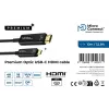 Microconnect USB3.1CHDMI10OP καλώδιο-προσαρμογέας βίντεο 10 m USB Type-C HDMI μαύρο