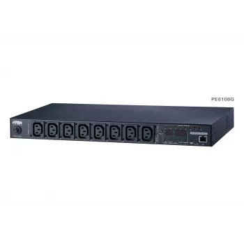ATEN 1U 10A 8 Outlet Switched Bank Metered PDU + Δωρεάν λογισμικό Eco PDU Manager