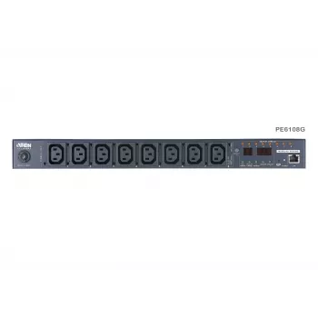 ATEN 1U 10A 8 Outlet Switched Bank Metered PDU + Δωρεάν λογισμικό Eco PDU Manager