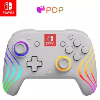 PDP Afterglow Wave White USB Gamepad Αναλογικό / Ψηφιακό Nintendo Switch, Nintendo Switch Lite, Nintendo Switch OLED