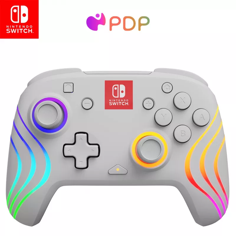 PDP Afterglow Wave White USB Gamepad Αναλογικό / Ψηφιακό Nintendo Switch, Nintendo Switch Lite, Nintendo Switch OLED