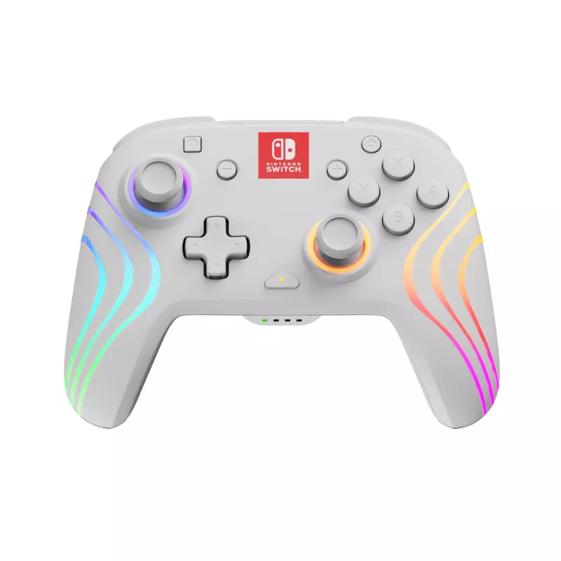 PDP Afterglow Wave White USB Gamepad Αναλογικό / Ψηφιακό Nintendo Switch, Nintendo Switch Lite, Nintendo Switch OLED