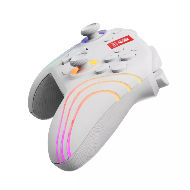 PDP Afterglow Wave White USB Gamepad Αναλογικό / Ψηφιακό Nintendo Switch, Nintendo Switch Lite, Nintendo Switch OLED