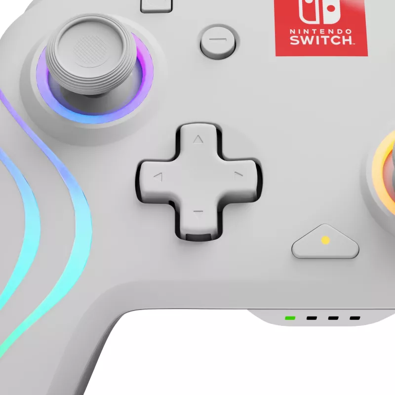 PDP Afterglow Wave White USB Gamepad Αναλογικό / Ψηφιακό Nintendo Switch, Nintendo Switch Lite, Nintendo Switch OLED