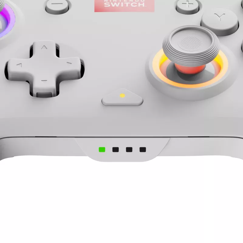 PDP Afterglow Wave White USB Gamepad Αναλογικό / Ψηφιακό Nintendo Switch, Nintendo Switch Lite, Nintendo Switch OLED
