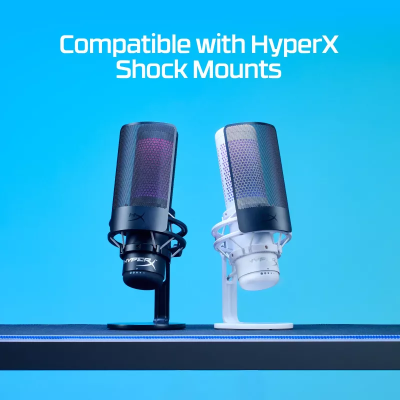 HyperX Shield 6X256AA Αντι-ποπ φίλτρο μικροφώνου, εύκαμπτος βραχίονας, Μαύρο