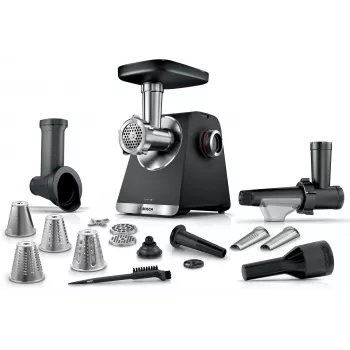 Bosch Serie 6 Κιμάς 2100 W Μαύρο, Ασημί