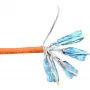 InLine Καλώδιο σταθερής εγκατάστασης 250MHz S/STP Cat.6 CU AWG23 χωρίς αλογόνα 100m
