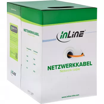 InLine Καλώδιο σταθερής εγκατάστασης 250MHz S/STP Cat.6 CU AWG23 χωρίς αλογόνα 100m
