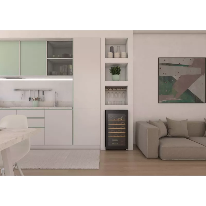 Candy DiVino CWC034 Ελεύθερο Μαύρο 34 Φιάλες