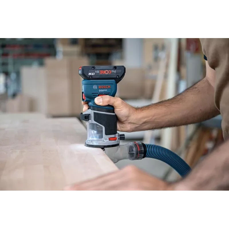 Μπαταρίας φρεζάκι Bosch GKF 18V-8 — 18 V, 8 mm υποδοχή