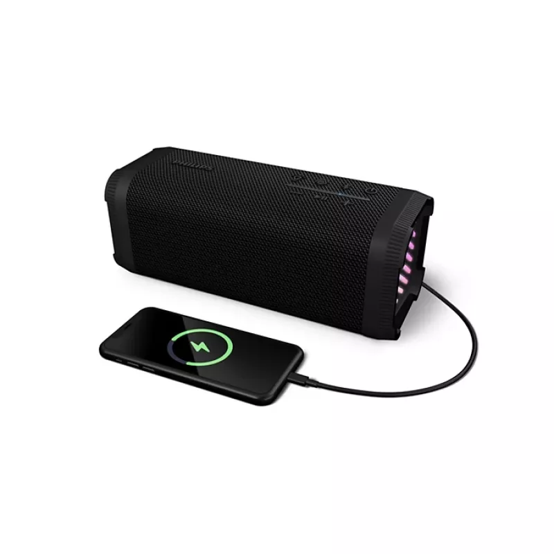 Φορητό ηχείο mono Philips TAS5000EB, 35 W RMS, 2 δρόμων, Bluetooth, εμβέλεια 30 m, μαύρο