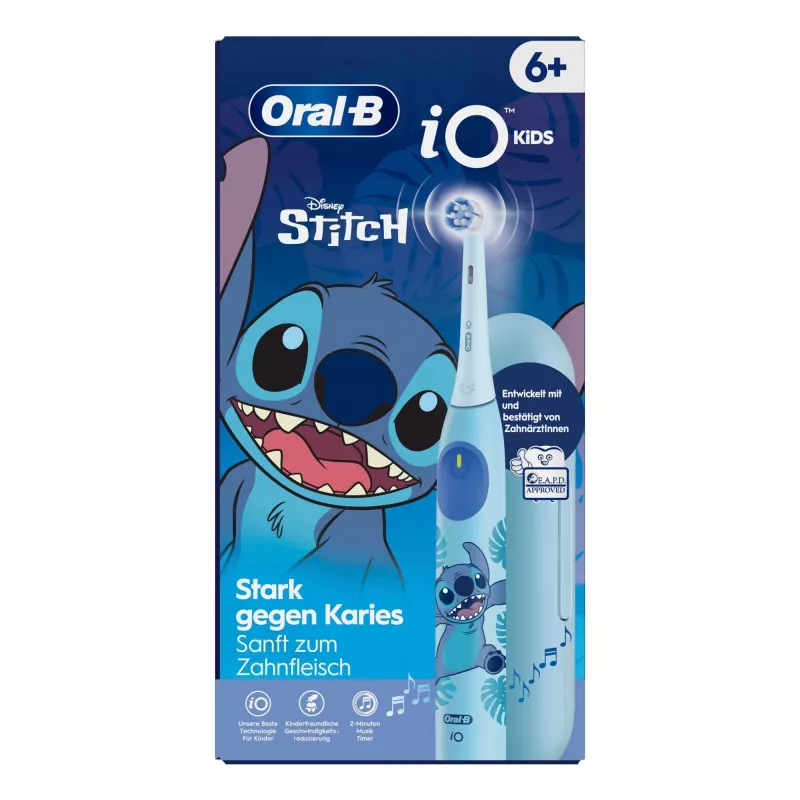 Oral-B iO Kids Stitch περιστρεφόμενη παιδική οδοντόβουρτσα μπλε