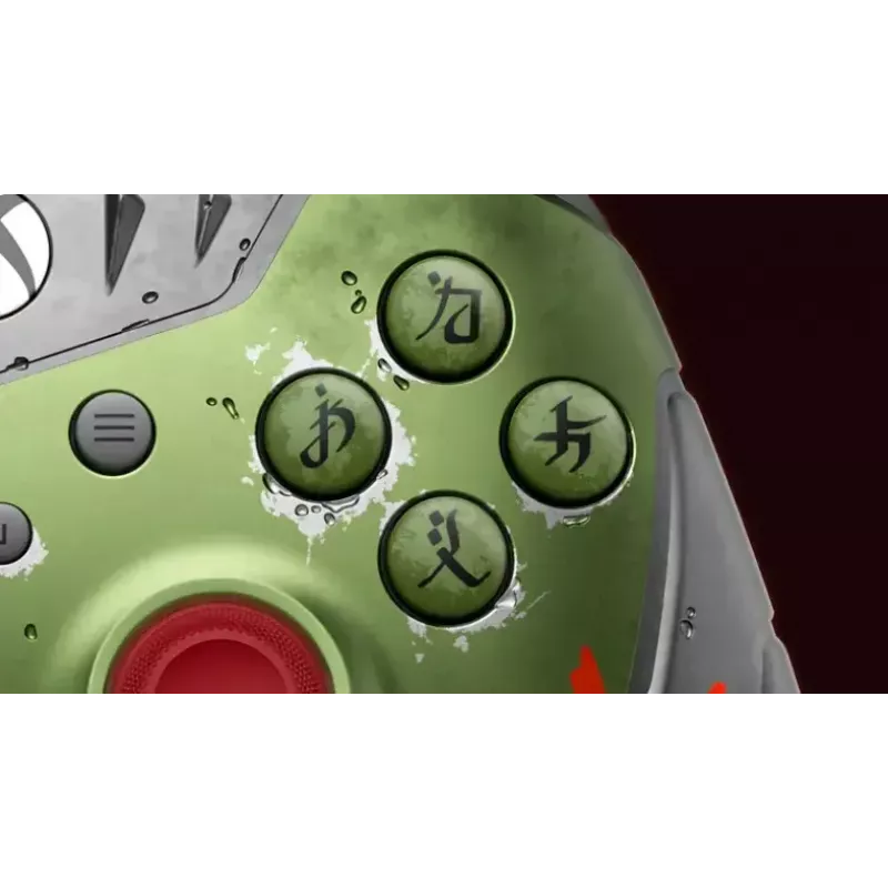 Ασύρματο Gamepad Microsoft Xbox Wireless Controller DOOM: The Dark Ages Limited Edition, Bluetooth/USB, πολύχρωμο, μπαταρία AA, USB-C